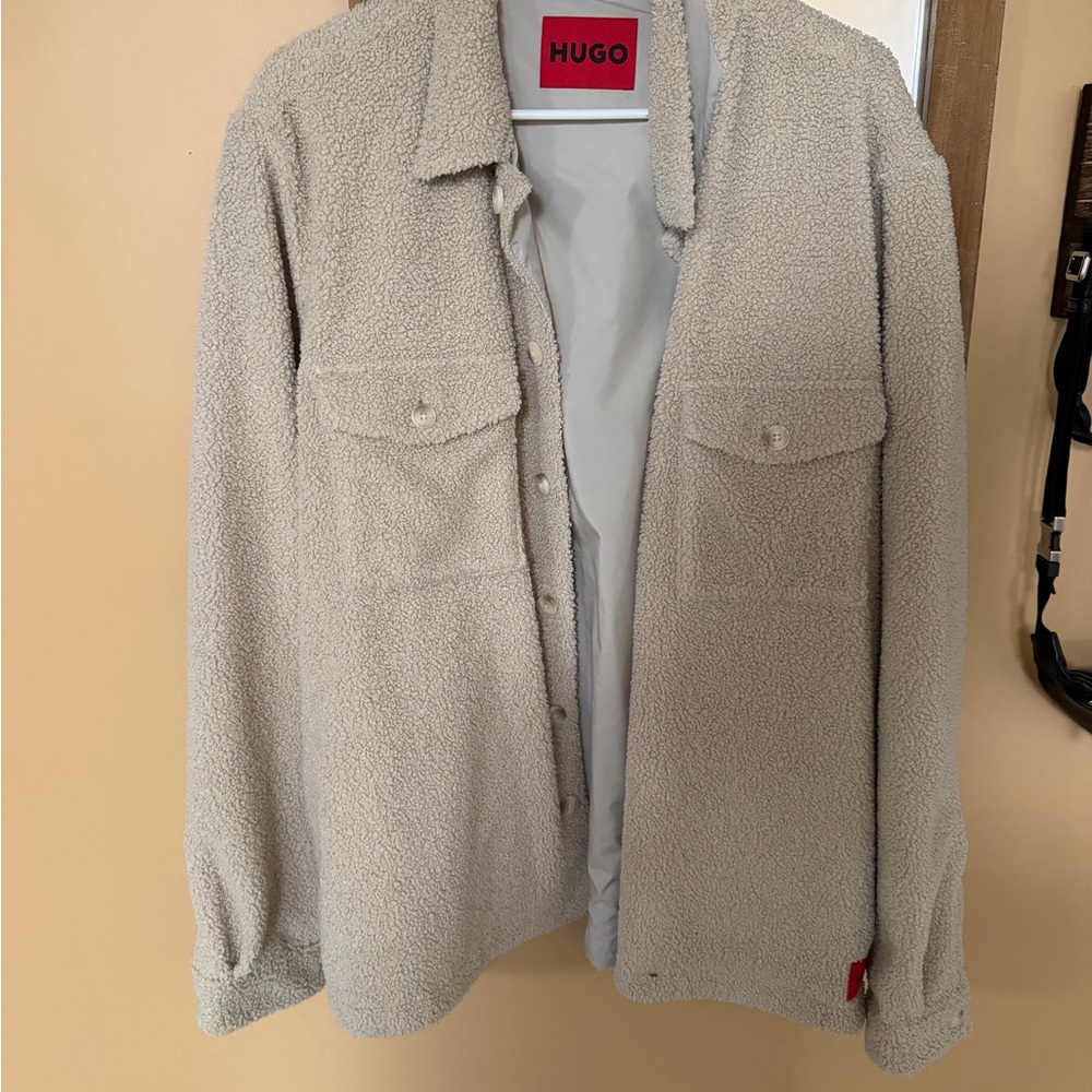 HUGO Men's Teddy Shirt Jacket